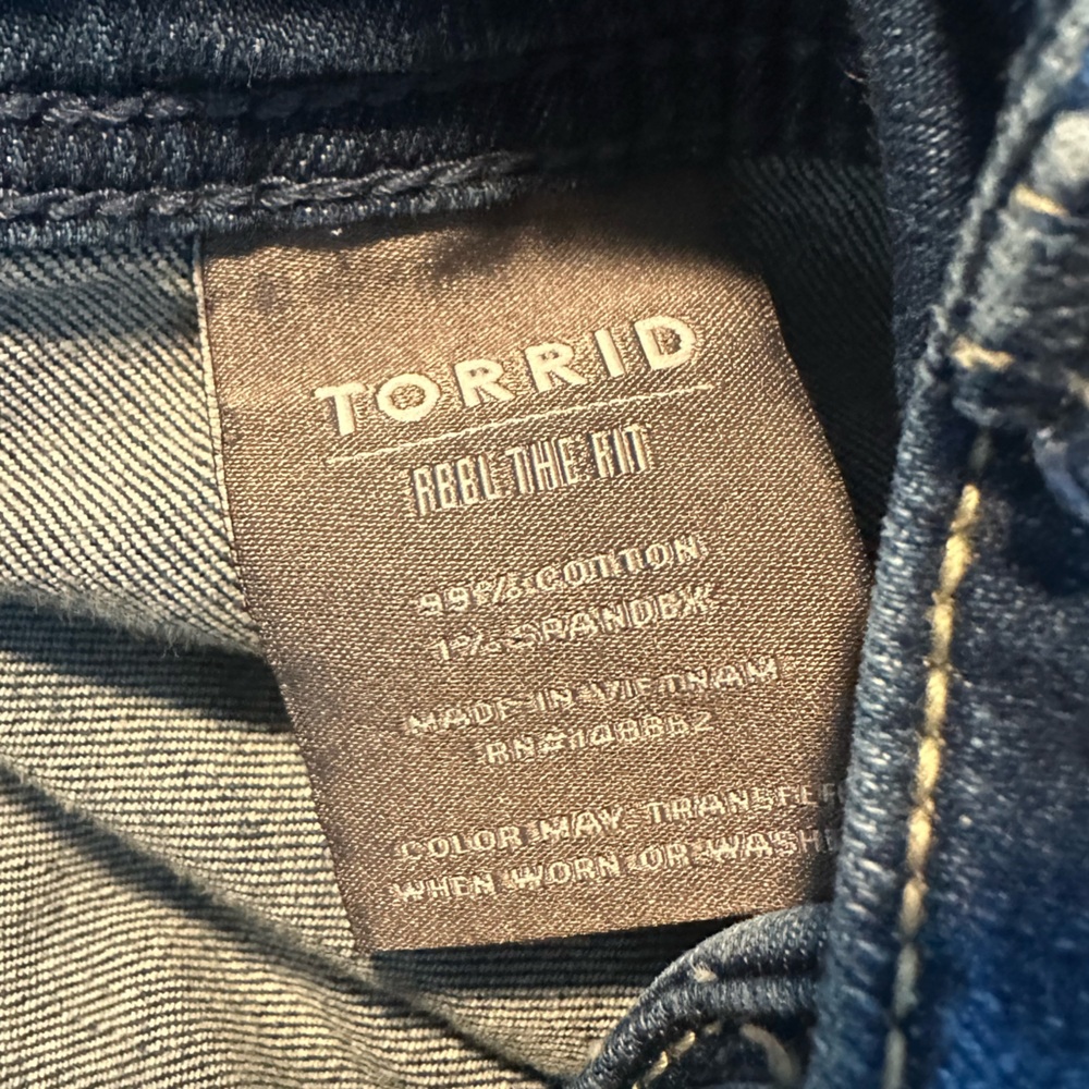 Torrid Flare Vintage Stretch Mid-Rise Jeans - Picture 4 of 5